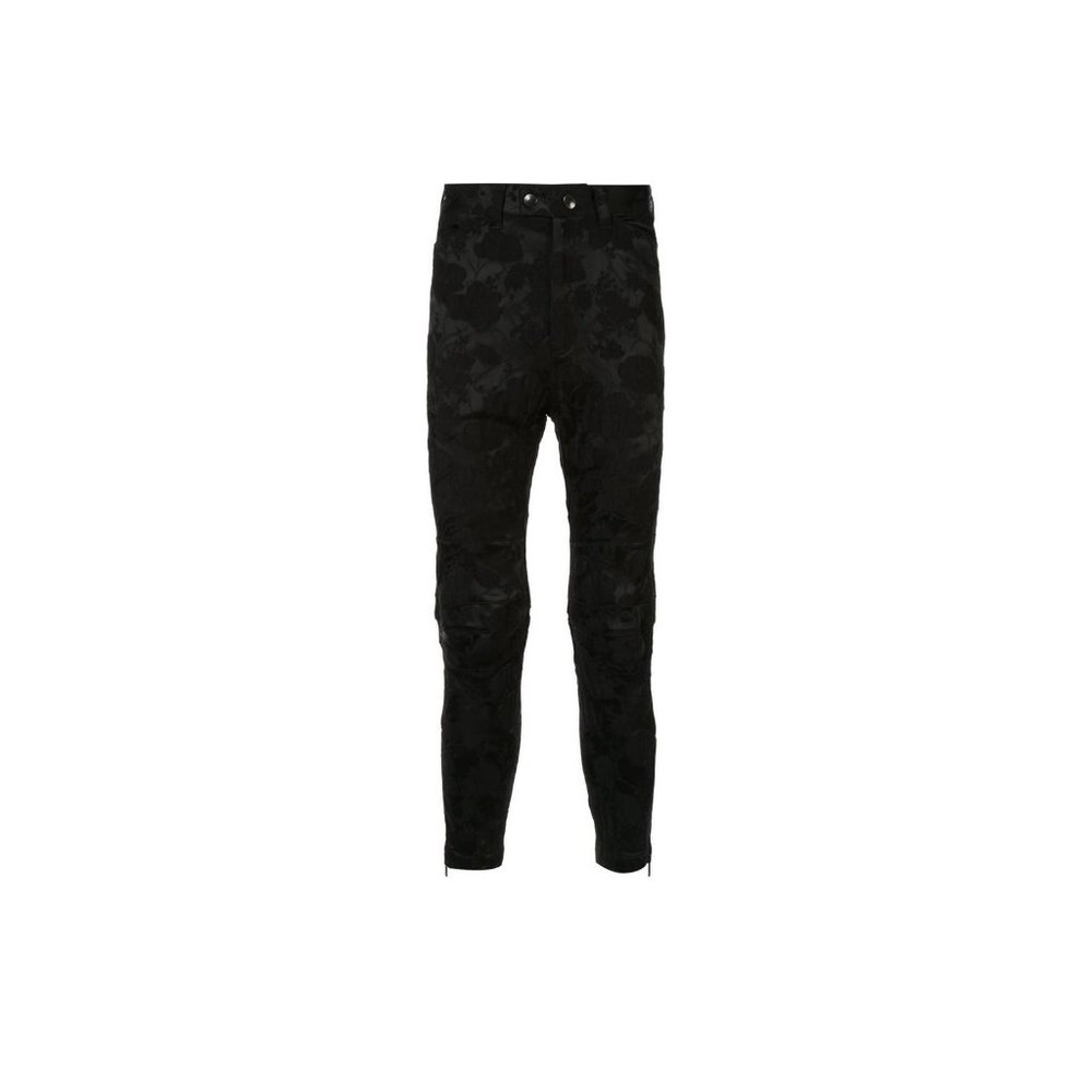 Ann Demeulemeester Floral Jacquard Skinny Trousers